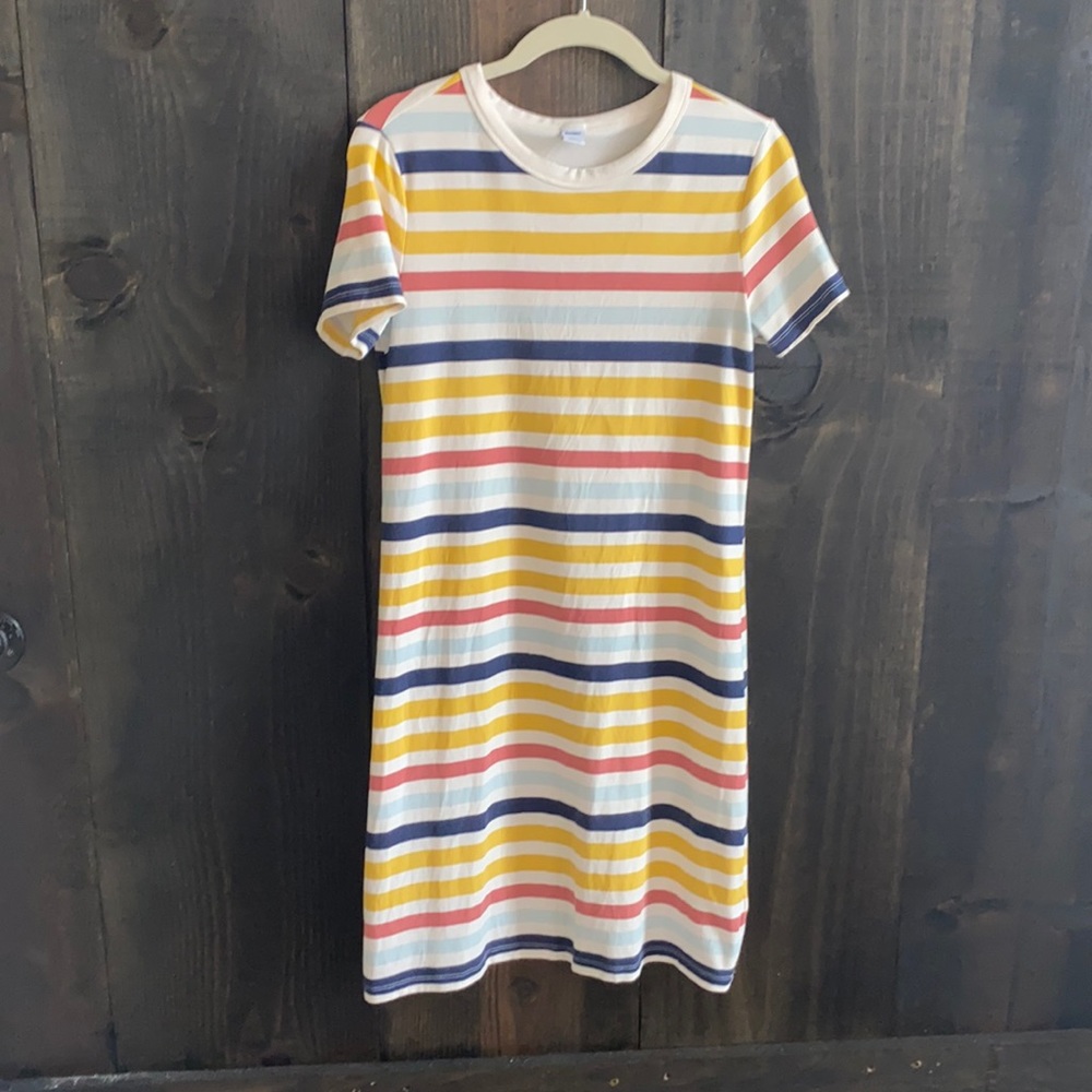 Striped T-Shirt Dress